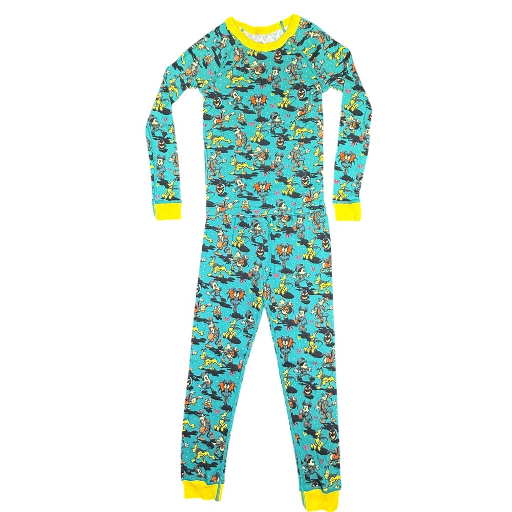 Disney Mickey Halloween Pajama Set Kids Size 8 Snug Fit‎ Long Sleeve Pants